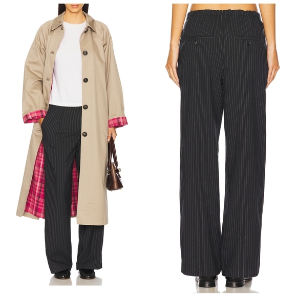 Free People x REVOLVE Tyler Trouser L NWOT | Twill Pants with Elastic Waist - Picture 1 of 5
